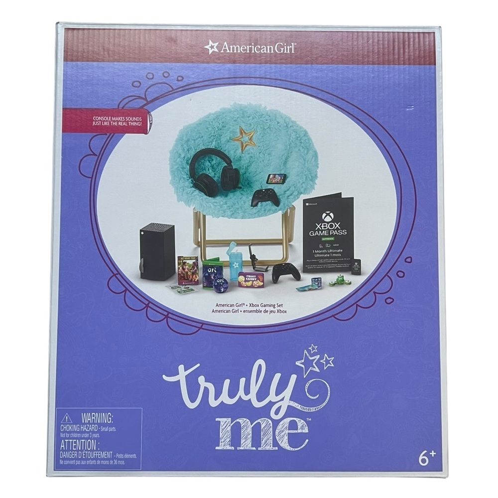 AMERICAN GIRL TRULY ME XBOX GAMING SET
